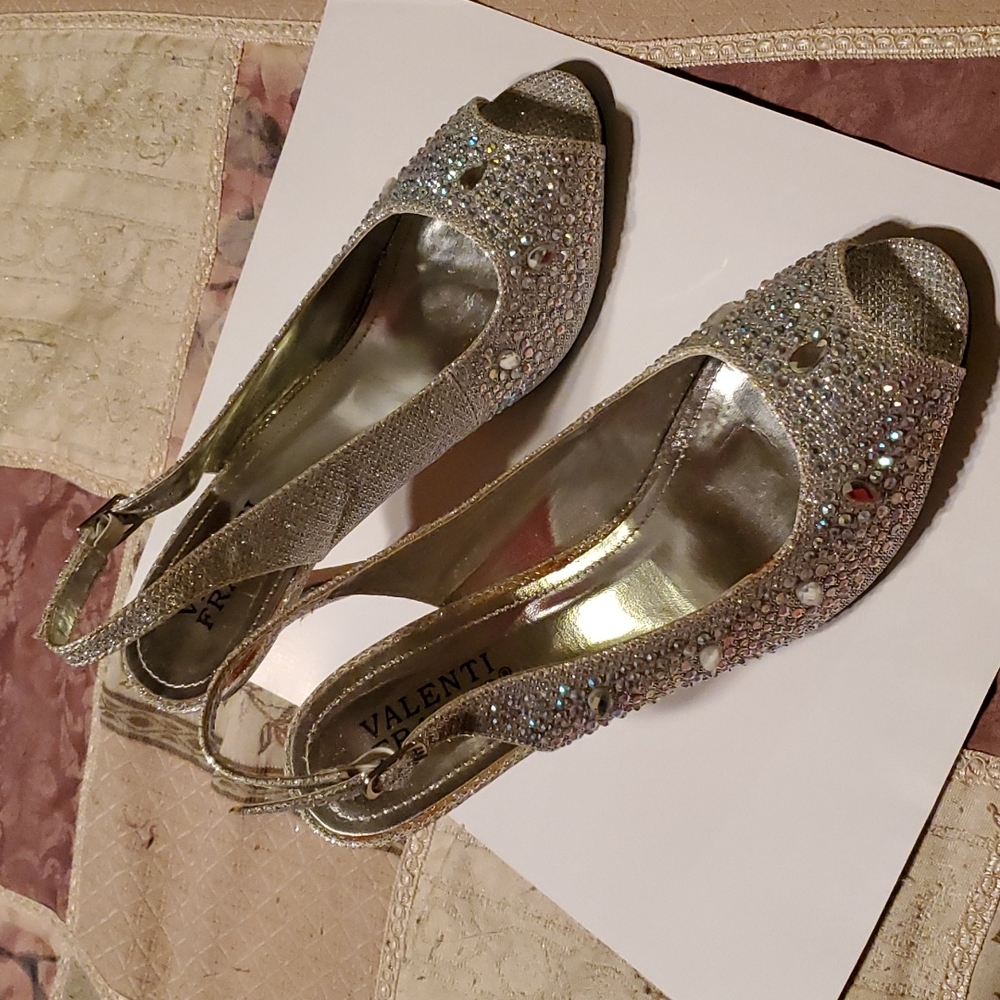 Silver Valentine's Franco shoes